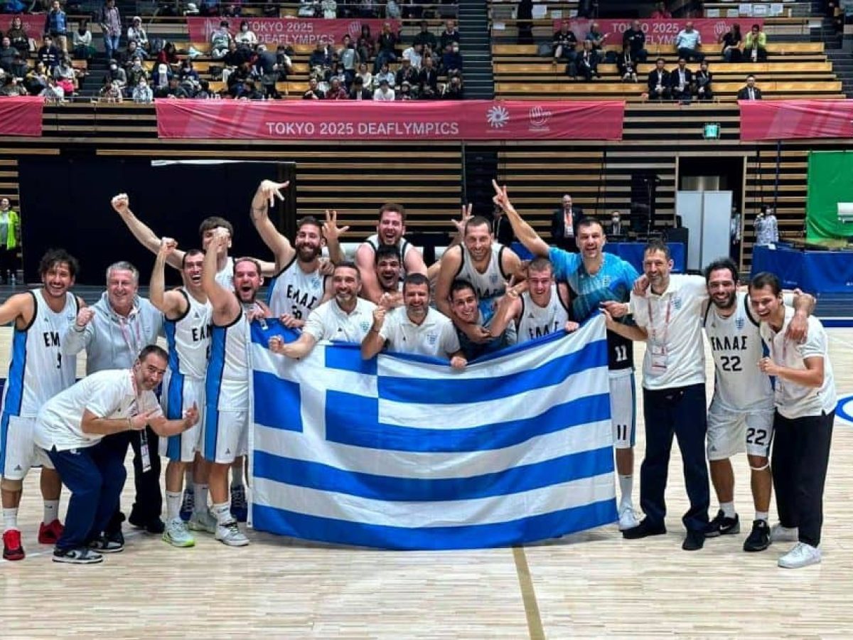 “Χάλκινος” στην Ολυμπιάδα Κωφών με την Εθνική Ελλάδος Μπάσκετ ο Δεληγεώργης του ΓΑΣ Κομοτηνής