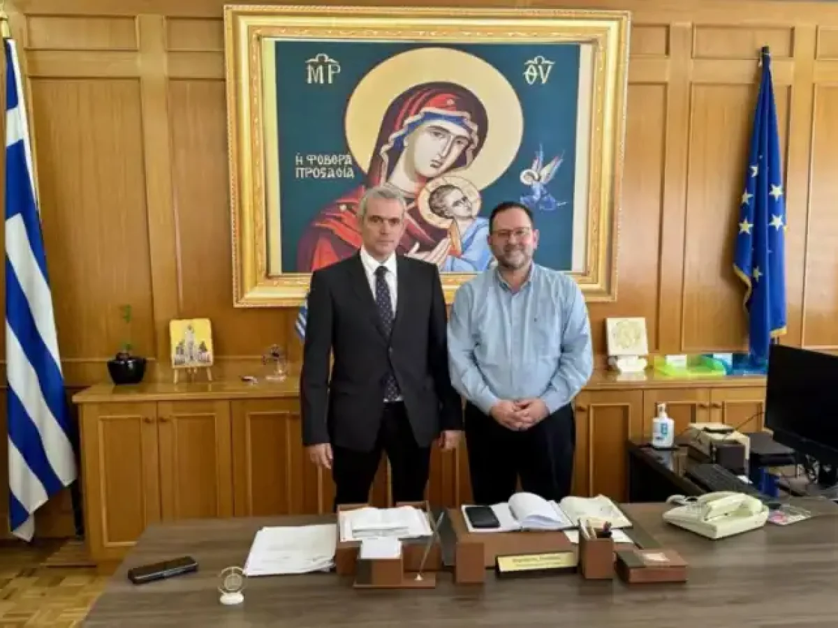 Συνάντηση του Αντιπεριφερειάρχη Ηλείας Νίκου Κοροβέση με τον Υφυπουργό Εργασίας & Κοινωνικής Ασφάλισης Κώστα Καραγκούνη