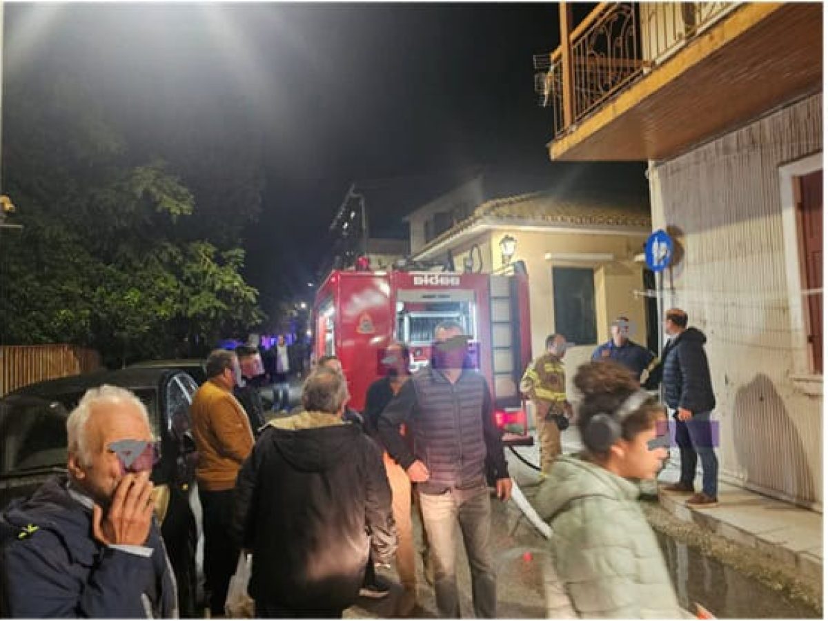 Φωτιά σε οικία κοντά στο παλιό Νοσοκομείο Λευκάδας – Άμεση επέμβαση Πυροσβεστικής και ΕΛ.ΑΣ.
