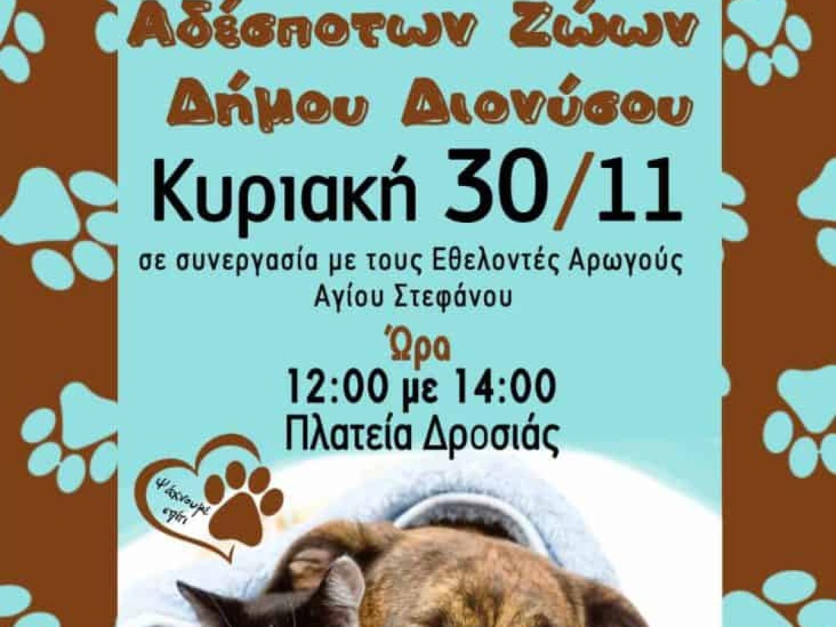 Ημέρα υιοθεσίας αδέσποτων ζώων