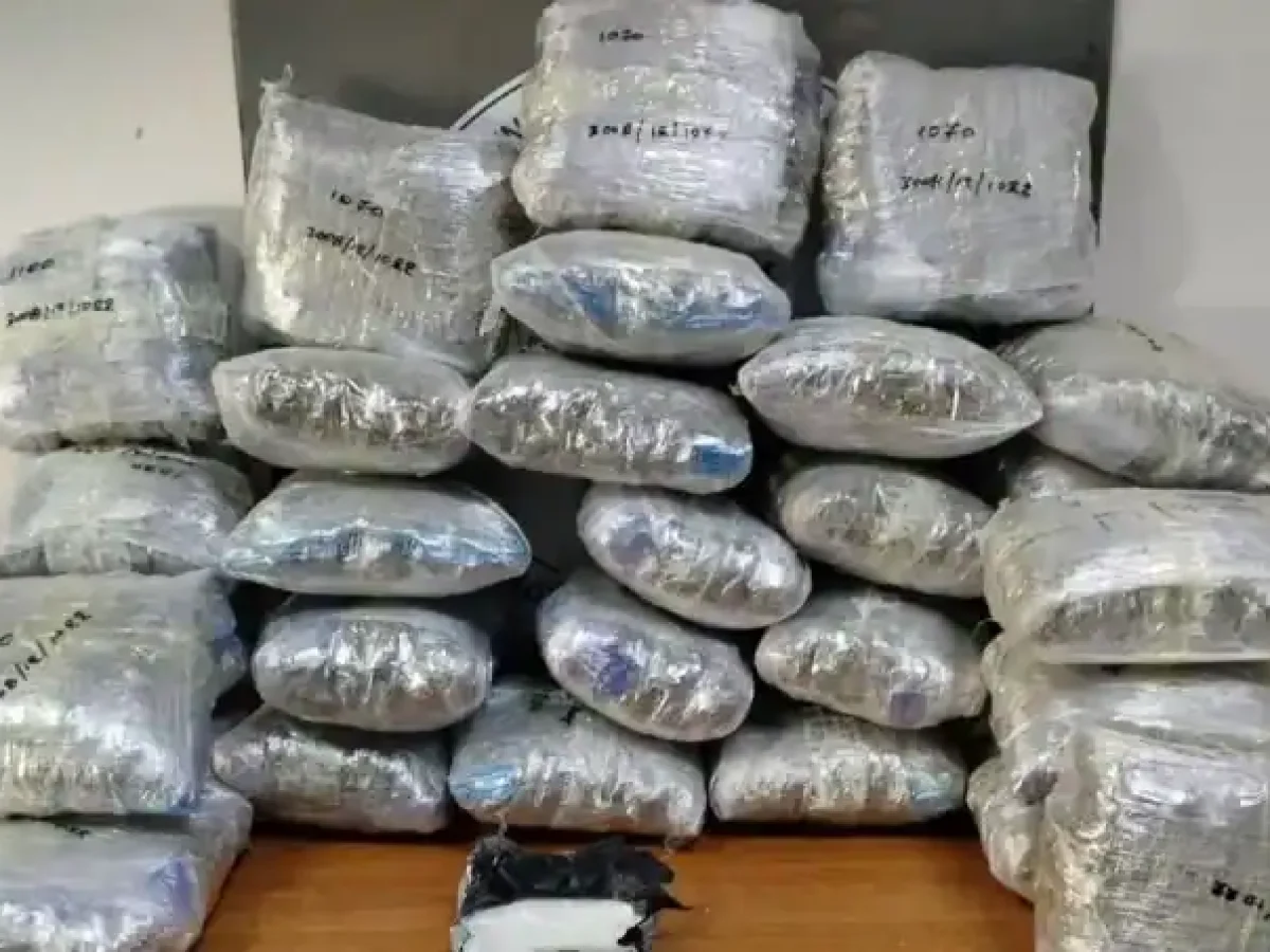 Καταδίωξη στην Εγνατία: Δραπέτης με 32 κιλά κάνναβης και κοκαΐνη 450 γραμμαρίων