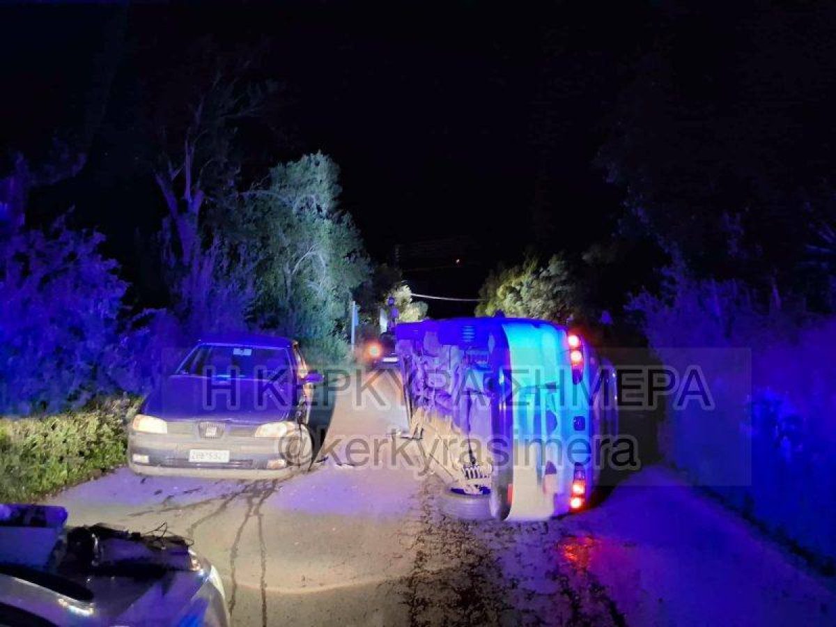 Κέρκυρα: Μεθυσμένος ο οδηγός – εμπλεκόμενος στο χθεσινοβραδινό τροχαίο ατύχημα