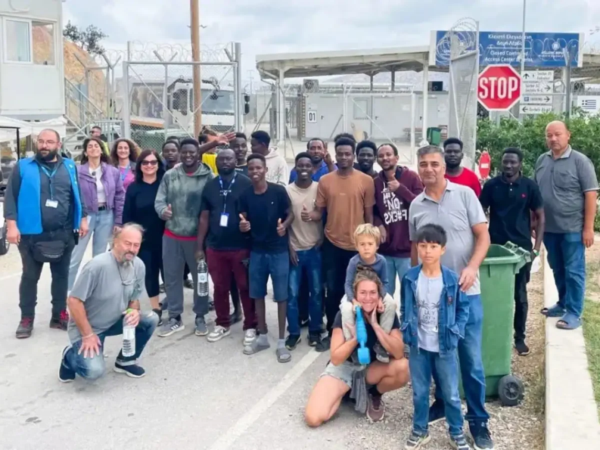 Λέρος: Εθελοντική καθαριότητα στον εξωτερικό χώρο της Κλειστής Ελεγχόμενης Δομής