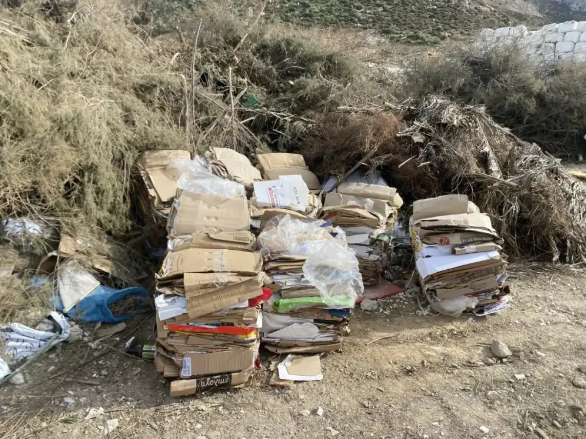 Μιχάλης Κόλιας για ανακύκλωση: “Δεματοποιημένα χαρτόνια μεταφέρονται ως σκουπίδια στη χωματερή”