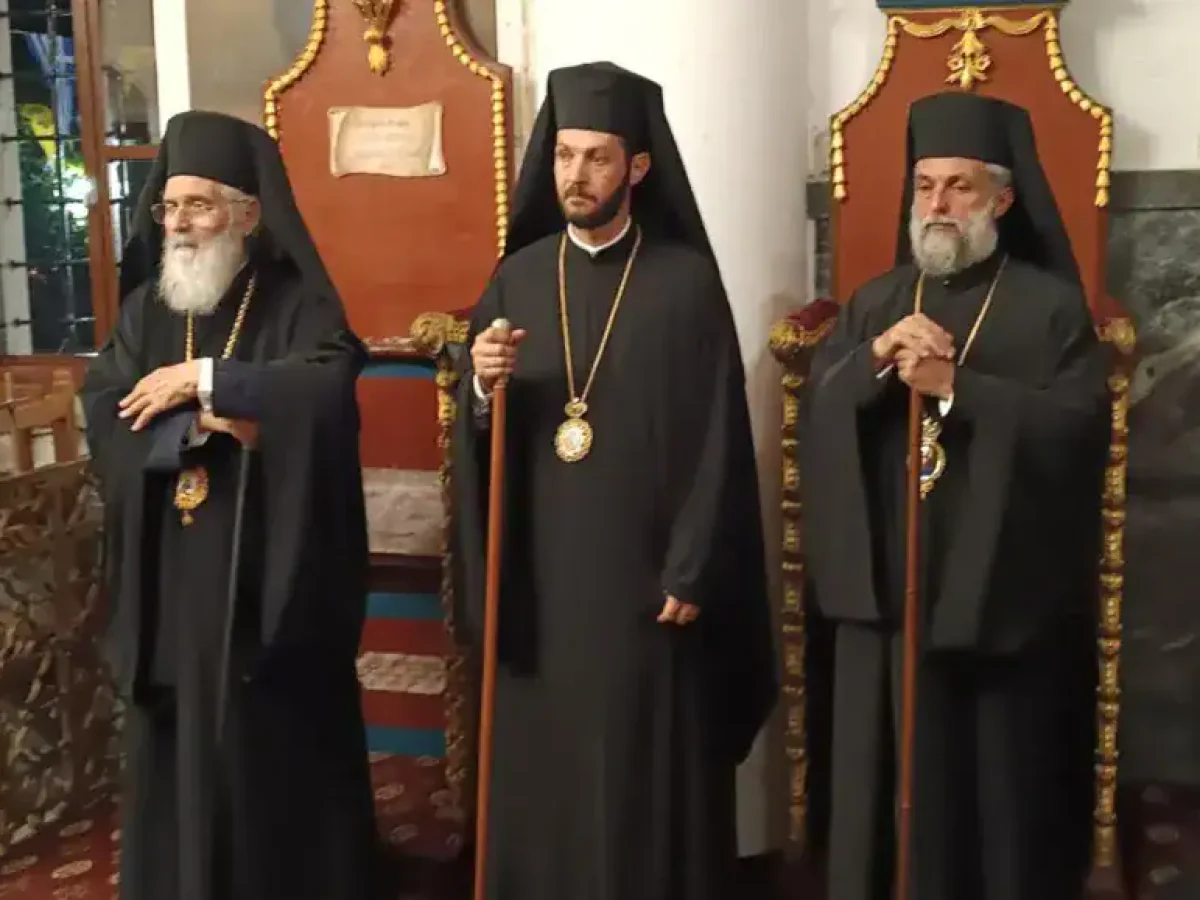 Ο Σεβασμιότατος Μητροπολίτης Λέρου, Καλύμνου και Αστυπάλαιας κ. Παΐσιος στη Ρόδο για τον εορτασμό του Αγίου Κωνσταντίνου Υδραίου