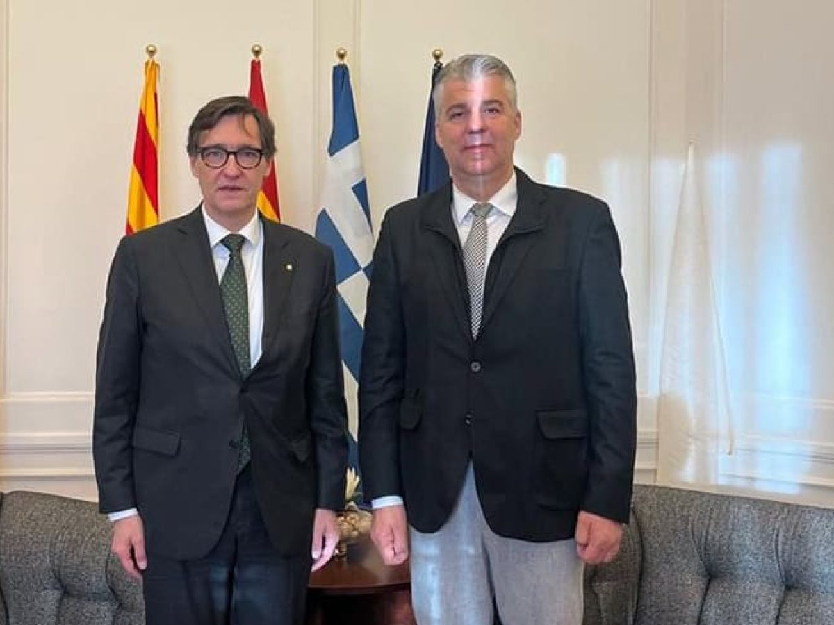 Συνάντηση του Περιφερειάρχη ΑΜΘ με τον Πρόεδρο της Κυβέρνησης της Καταλονίας στη Βαρκελώνη