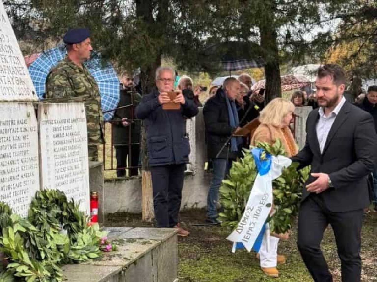 Τίμησε τους πεσόντες στη Μάχη της Γκραμπάλας ο Δήμος Μεσολογγίου