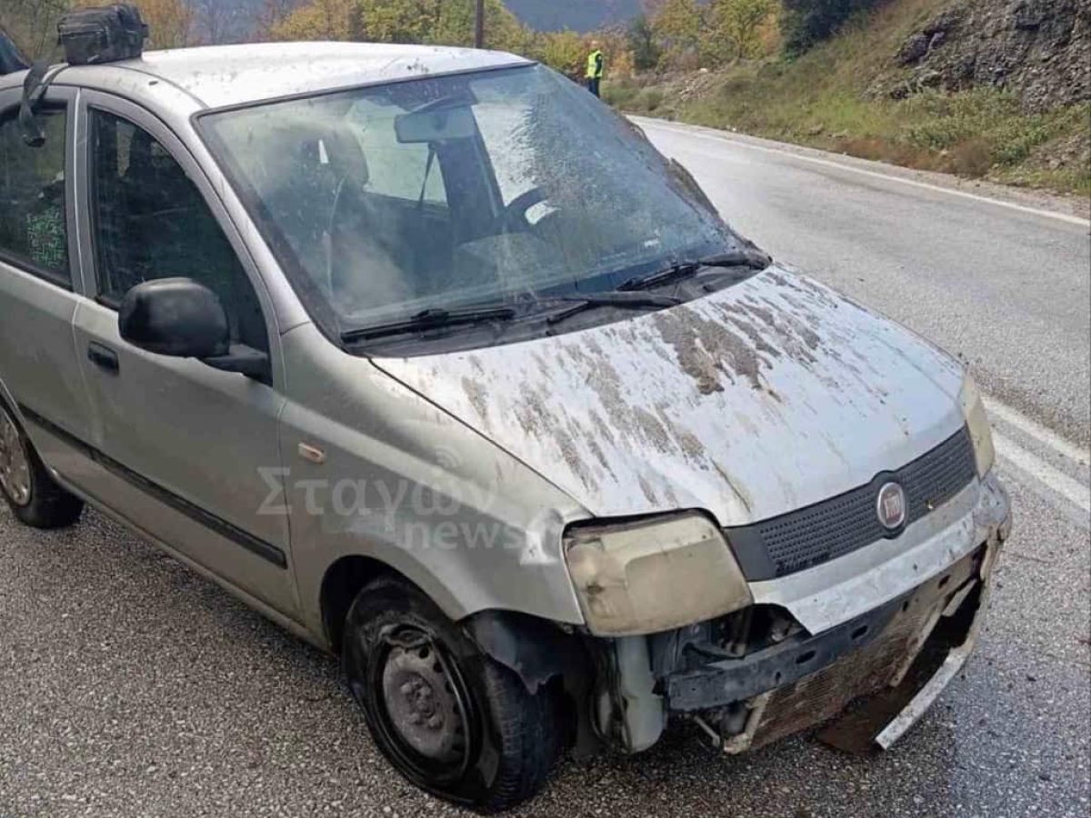 Τροχαίο έξω από την Καλαμπάκα: Ι.Χ. εξετράπη της πορείας του