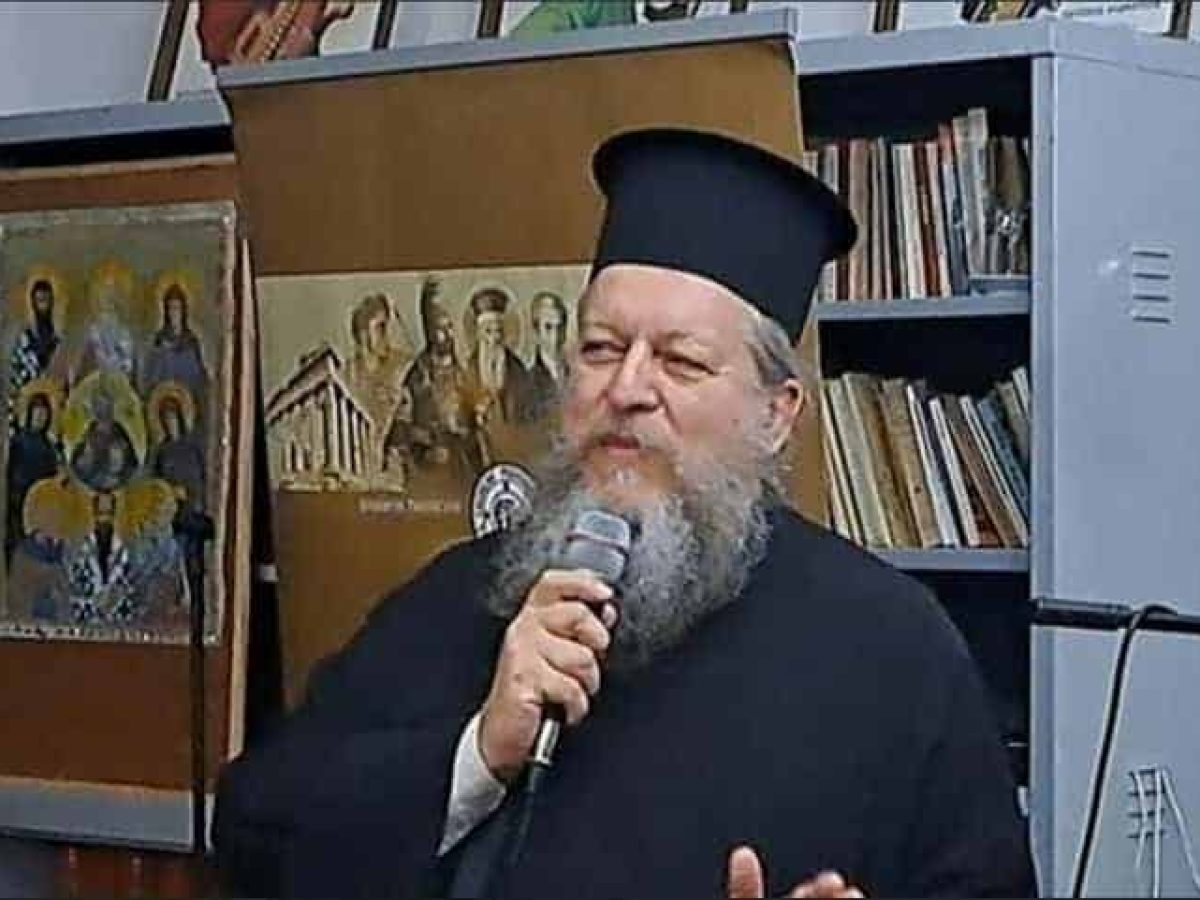 Από την ομιλία του διδάκτορα θεολογίας π. Θεμιστοκλή Χριστοδούλου στην Κάλυμνο με θέμα “Πού πάμε; Στα βράχια;”.