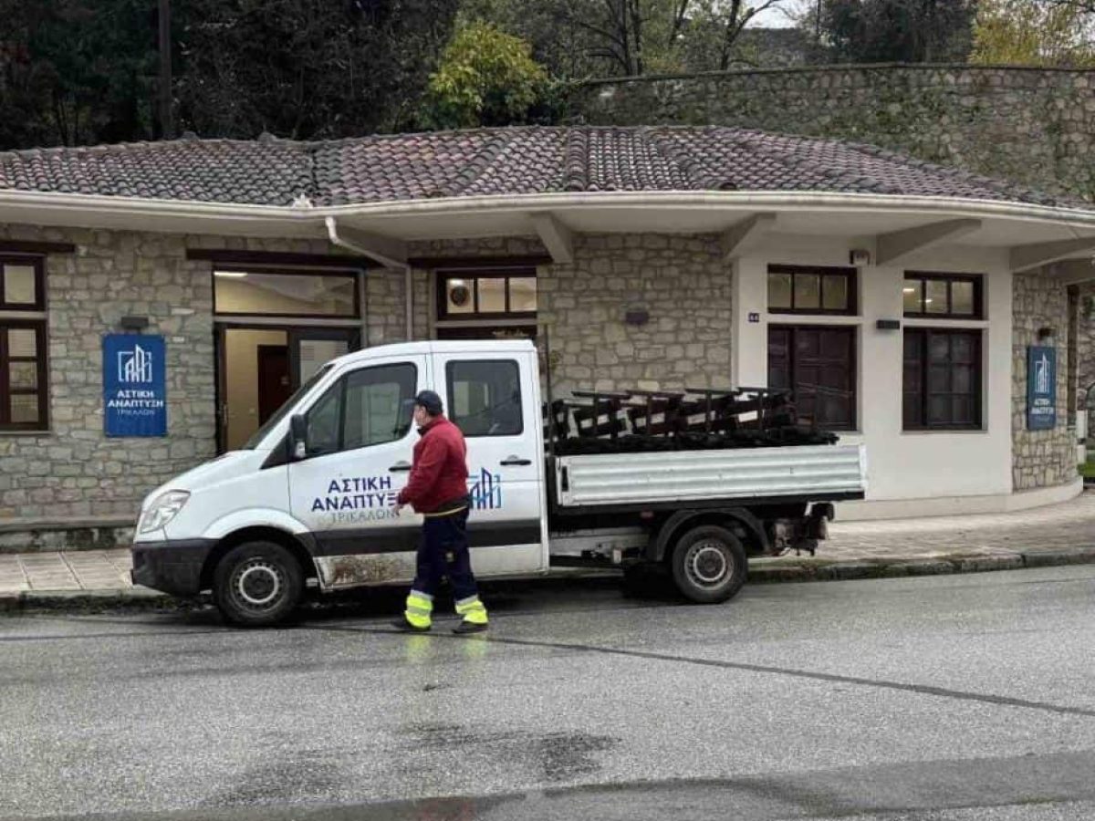 120 νέα παγκάκια σε πόλη και χωριά – Παρέμβαση ουσίας από την Αστική Ανάπτυξη Δήμου Τρικκαίων