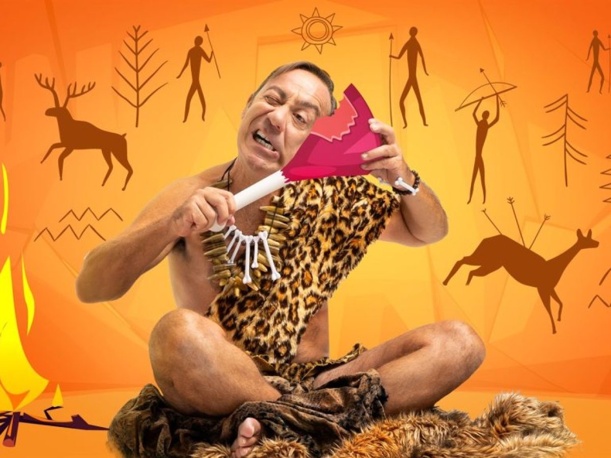 Caveman του Rob Becker στο Θέατρο Αυλαία