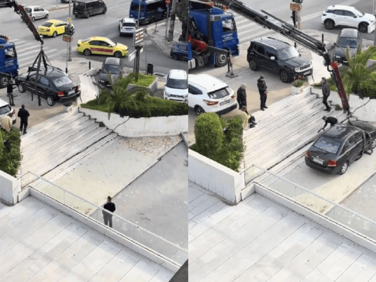 Mαρούσι:To παρκάρισμα της χρονιάς στο Μαρούσι – Η οδηγός… είχε αργήσει σε ραντεβού(+ video)