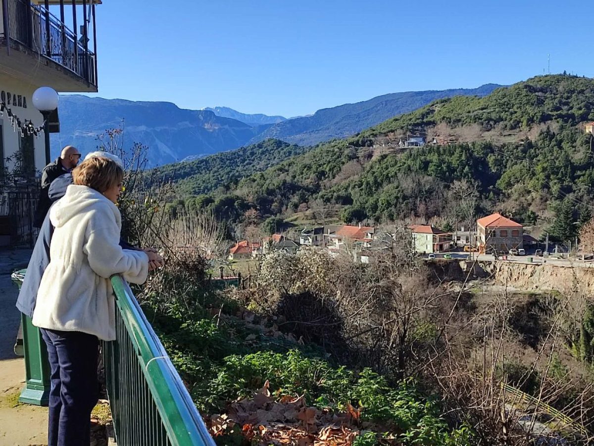 Αυτοψία Γεροβασίλη στις ζημιές από την κακοκαιρία Adel στα Τζουμέρκα
