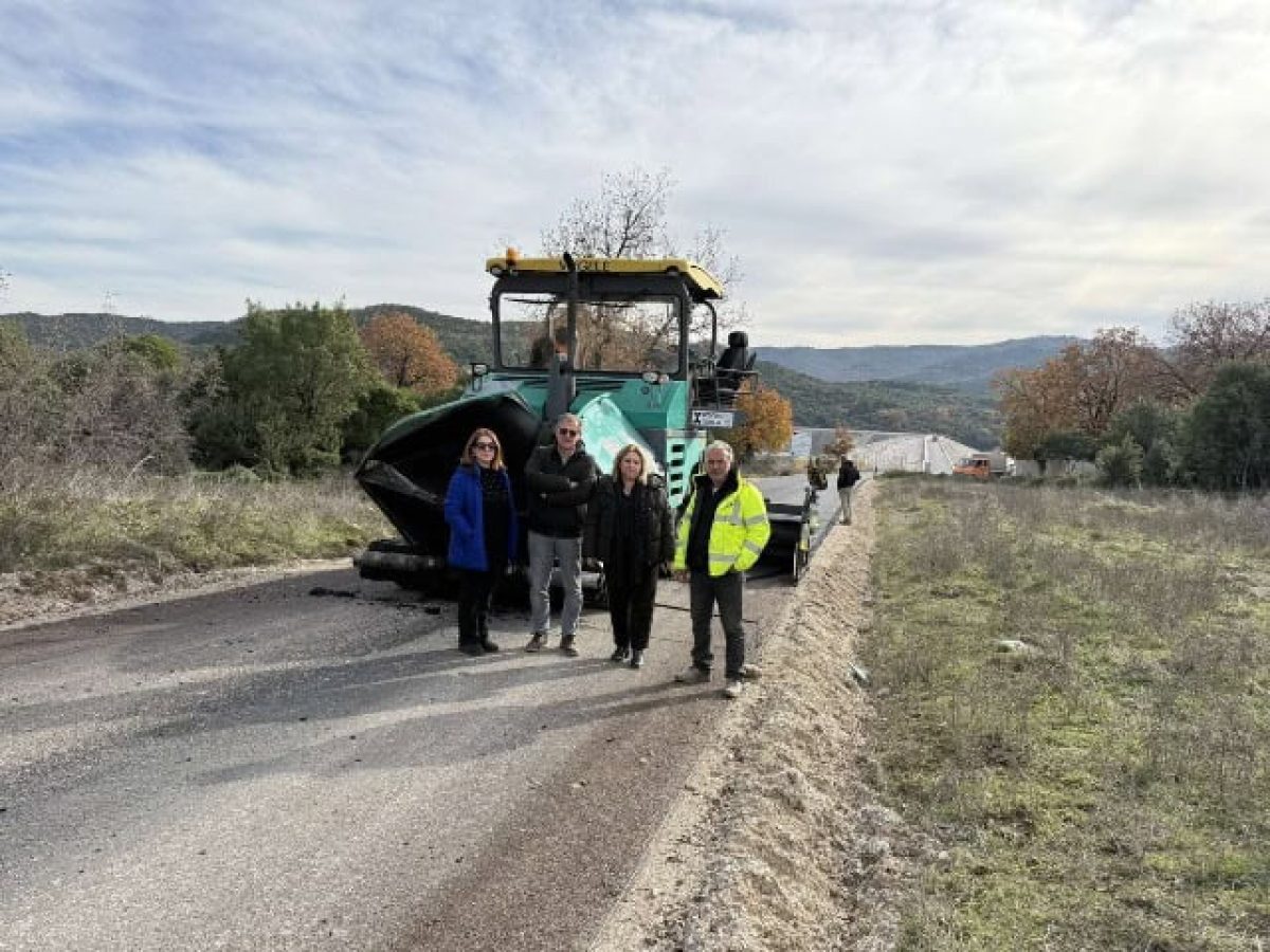 Αυτοψία της Χρύσας Ντιντή στην ασφαλτόστρωση του Φράγματος Ληθαίου