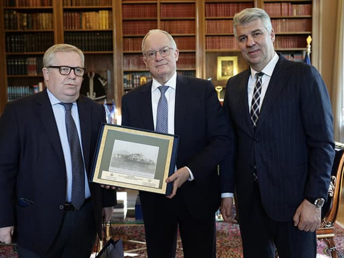 Χρ. Τοψίδης και Θ. Μαρκόπουλος στον Πρόεδρο της Δημοκρατίας