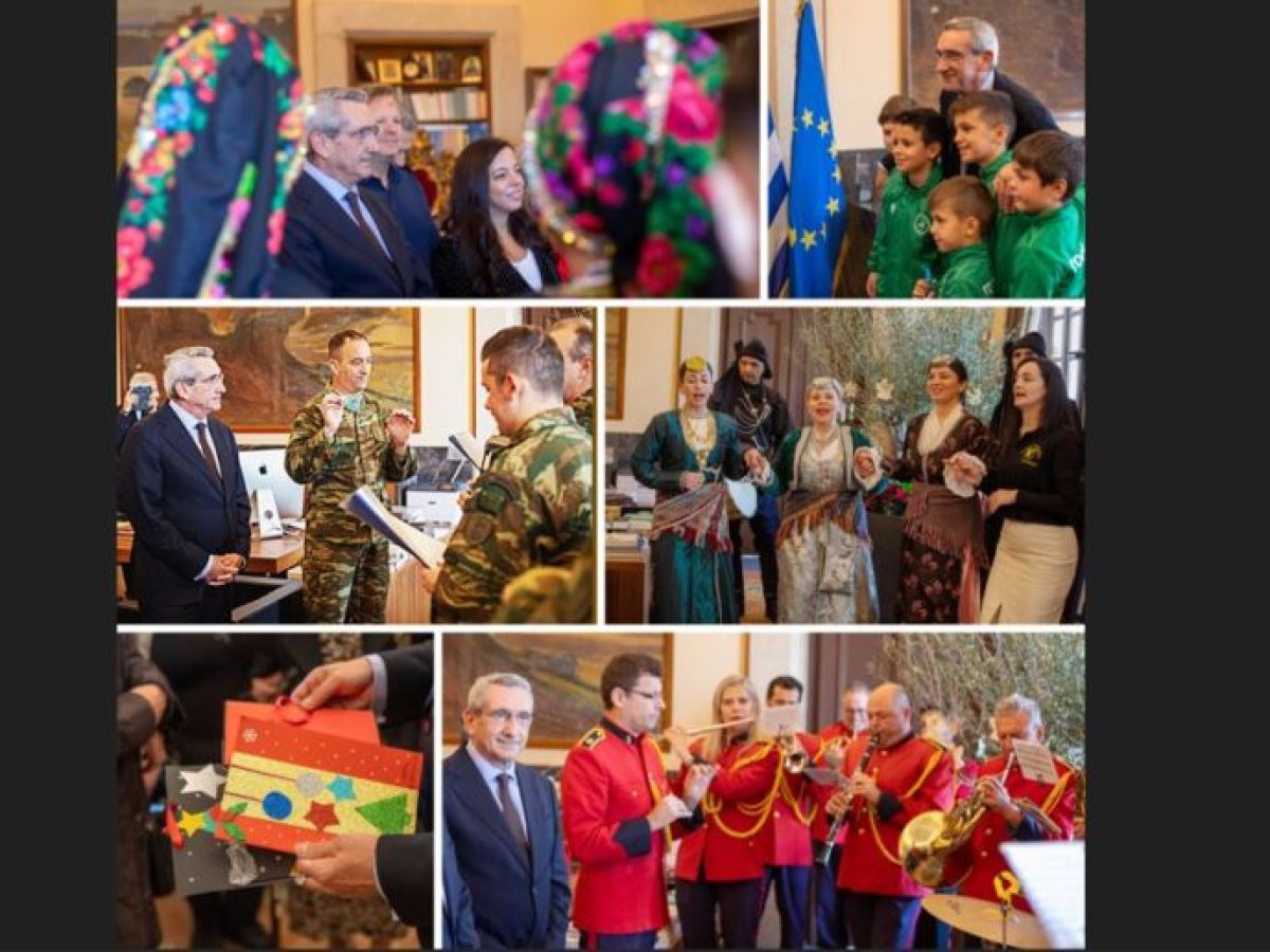 Χριστουγεννιάτικα κάλαντα και παιδικά χαμόγελα στην Περιφέρεια Νοτίου Αιγαίου