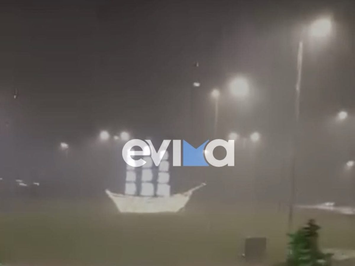 Χριστουγεννιάτικο το σκηνικό του καιρού σήμερα στην Εύβοια