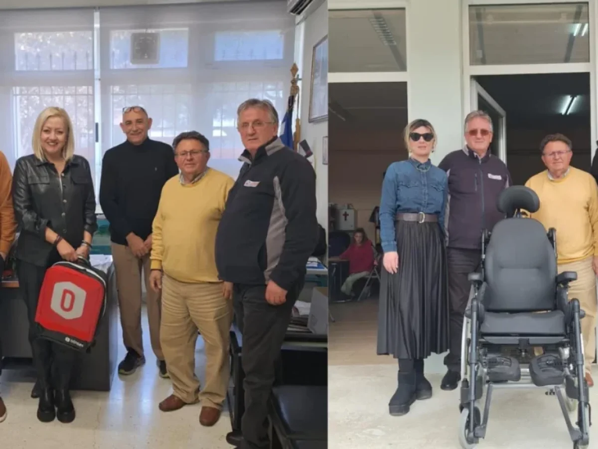 Δήμος Ηγουμενίτσας: Ευχαριστήρια ανακοίνωση για τη δωρεά αναπηρικού αμαξιδίου, ΚΙΤ πρώτων βοηθειών και γραφικής ύλης