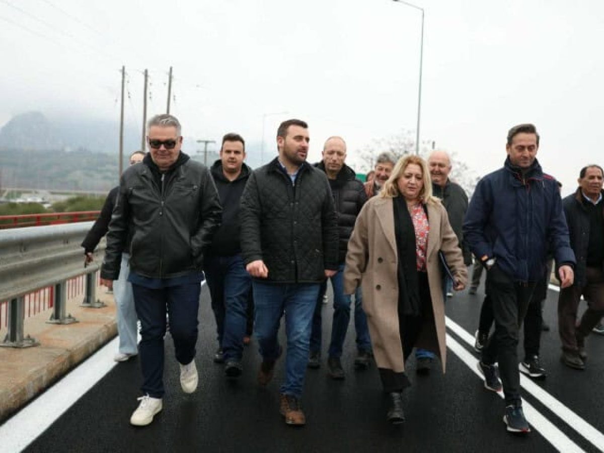 Δόθηκε στην κυκλοφορία η γέφυρα της Διάβας (εικόνες)