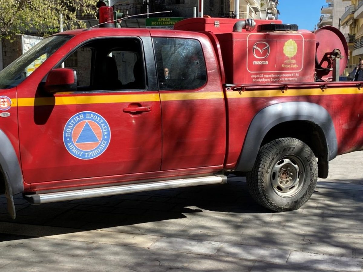 Εθελοντικό, πυροσβεστικό κλιμάκιο στα Τρόπαια της Γορτυνίας