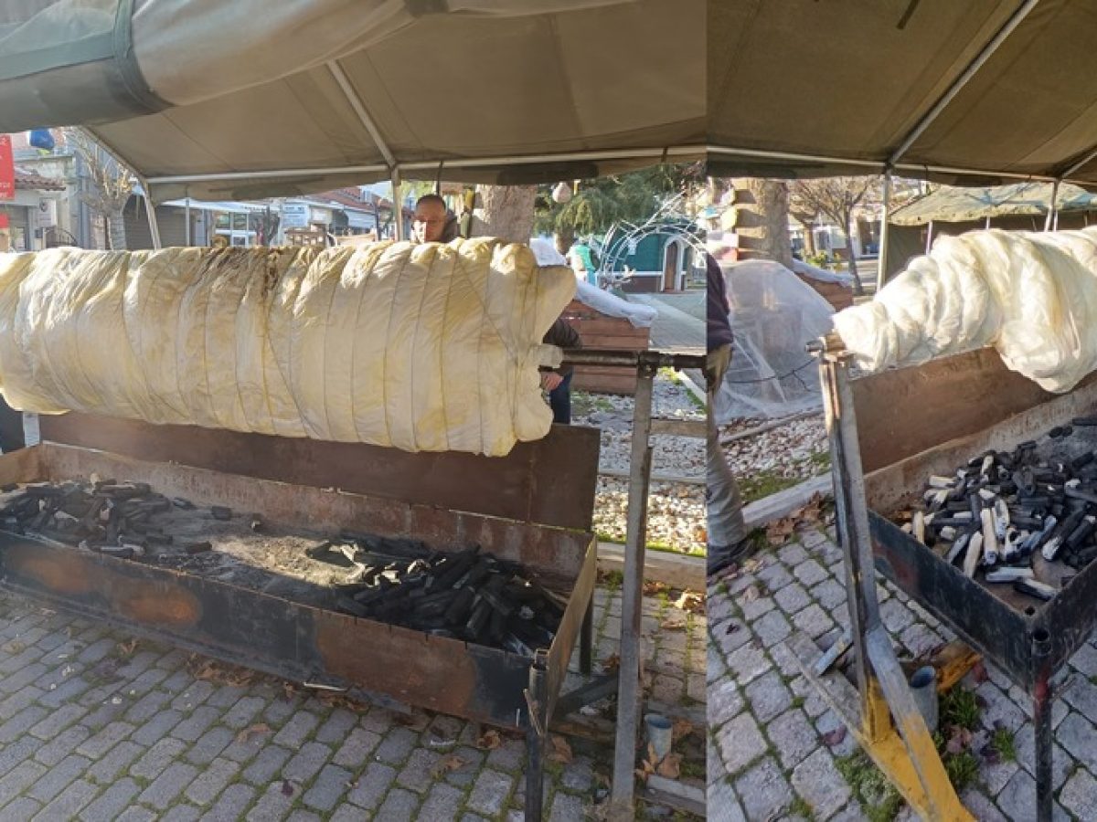 Φέρες: Η μεγαλύτερη σούβλα της χρονιάς ξεκίνησε να ψήνεται και φέτος