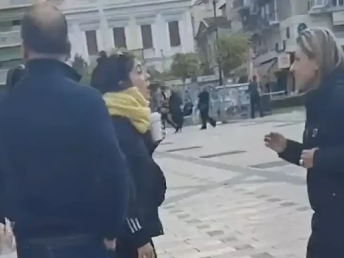 Φραστική επίθεση από αριστεριστές στη βουλευτή της ΝΔ Χριστίνα Αλεξοπούλου στο κέντρο της Πάτρας