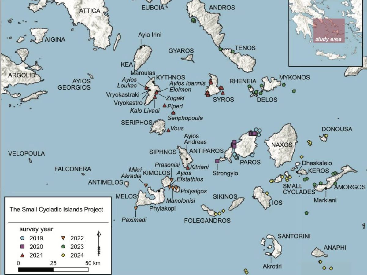 Κυκλάδες: Ολοκληρώθηκε η έρευνα σε 89 ακατοίκητες νησίδες – Σημαντικά αρχαιολογικά ευρήματα