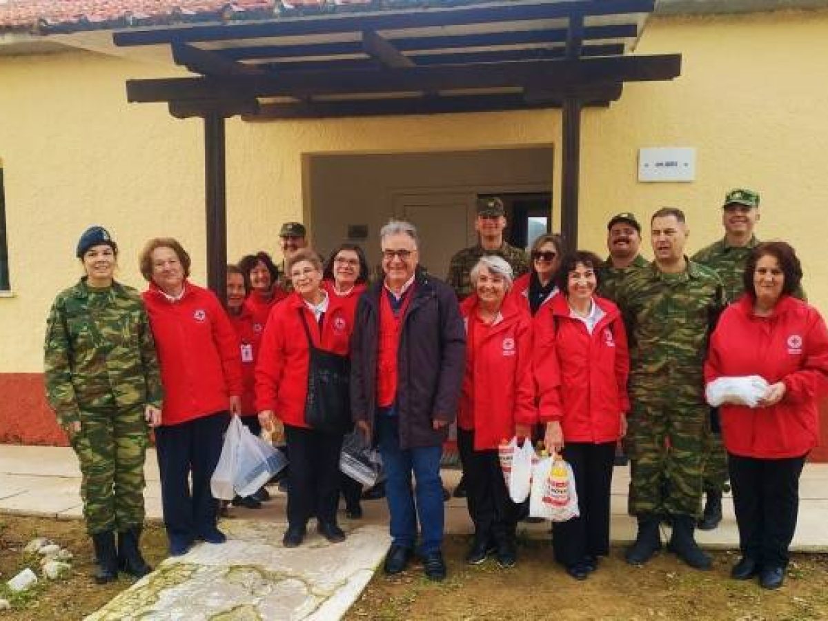 Κοντά στους Ακρίτες οι Εθελοντές του Ερυθρού Σταυρού Λήμνου – Αγίου Ευστρατίου