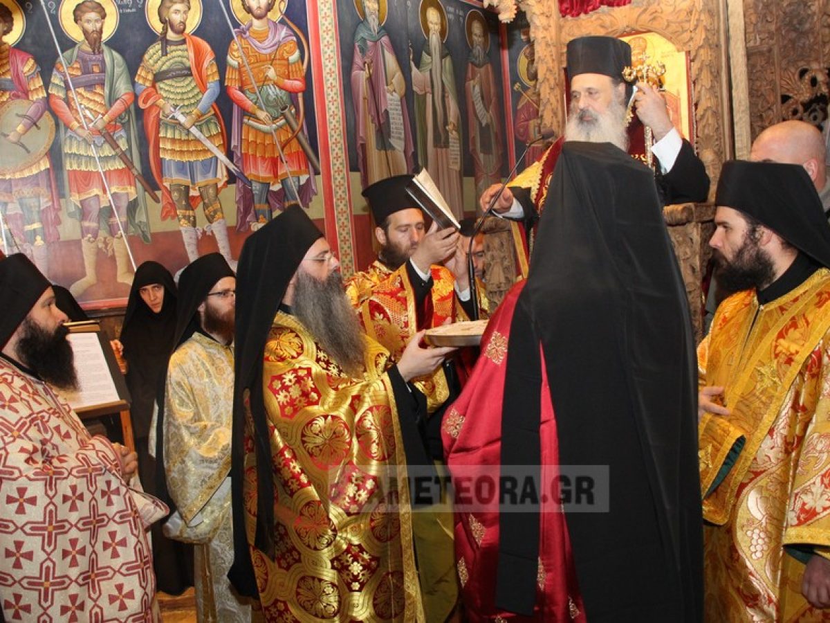 Με λαμπρότητα ο Εσπερινός της εορτής του Αγίου Στεφάνου στην Ιερά Μονή Μετεώρων