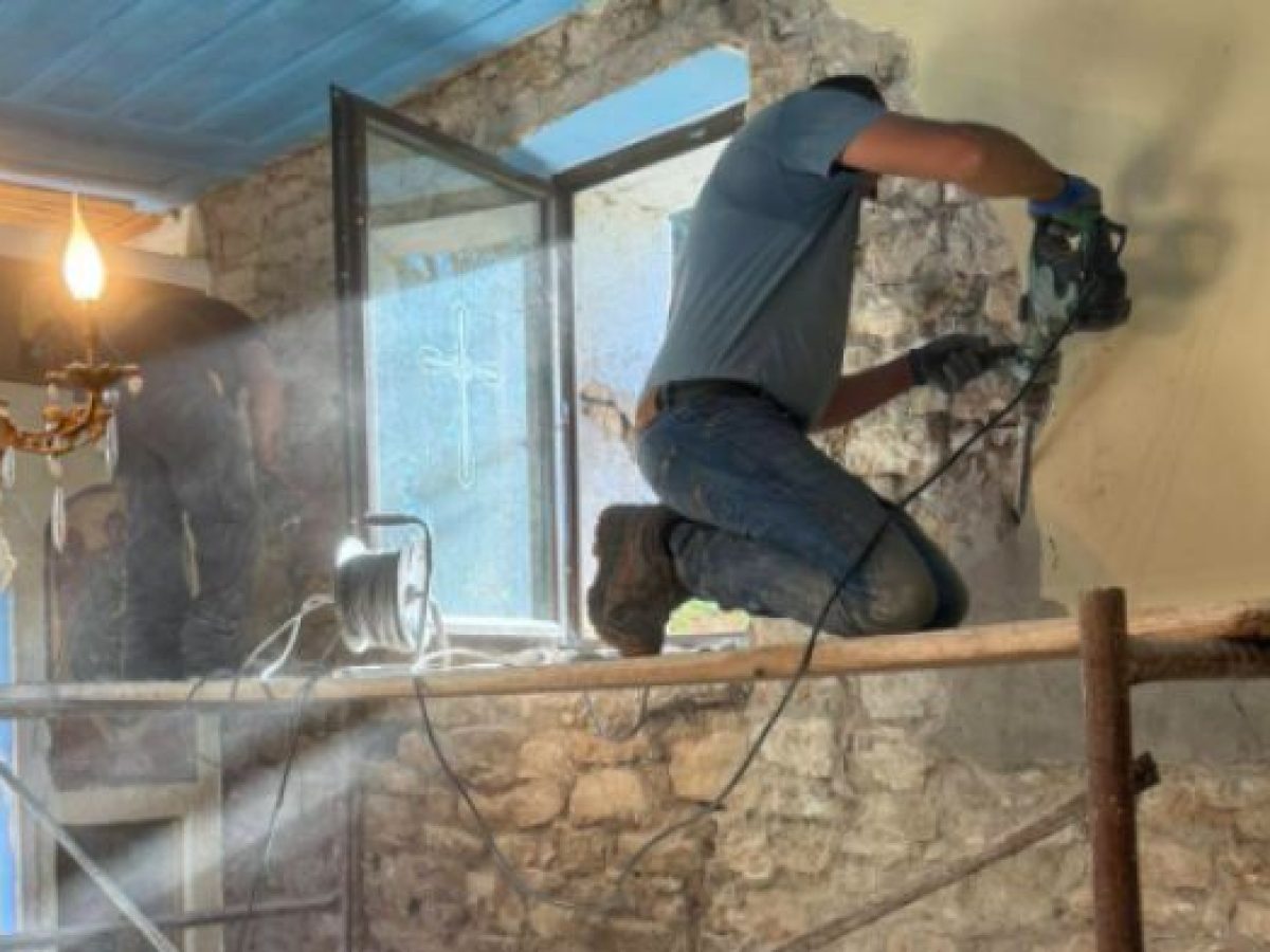Μοναστηράκι Γορτυνίας | Ξεκίνησαν οι εργασίες στον Ιερό Ναό Αγίου Νικολάου (εικόνες)