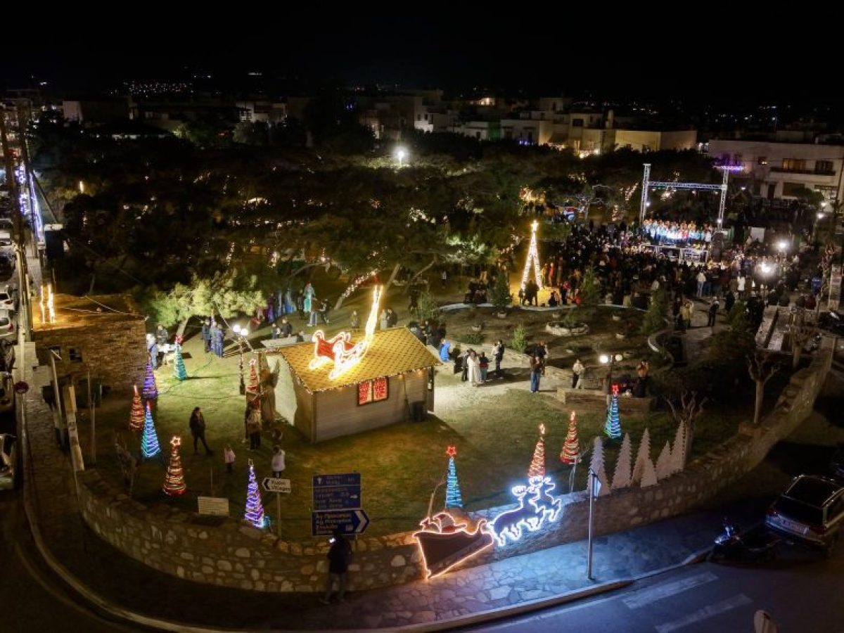 Νάξος – Άλσος Χριστουγέννων: Γεμάτο δράσεις το πρόγραμμα του Σαββατοκύριακου