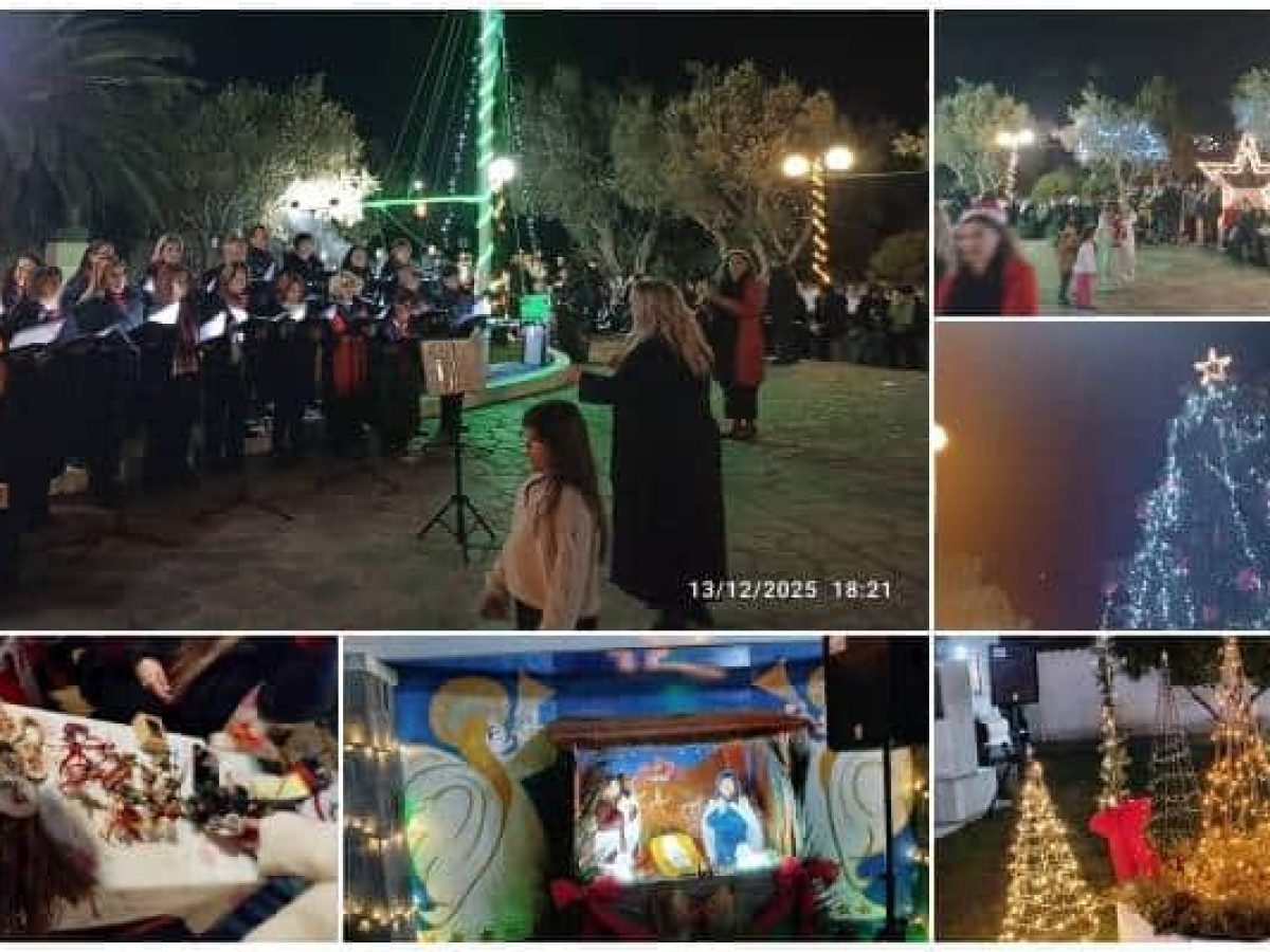 Νέα Κούταλη: Άναψε το Χριστουγεννιάτικο δέντρο της