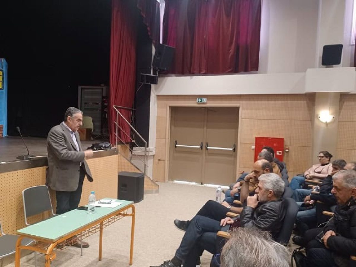 &Omicron; &Chi;.&Alpha;&theta;&alpha;&nu;&alpha;&sigma;ί&omicron;&upsilon; &epsilon;ί&chi;&epsilon; &sigma;&upsilon;&nu;ά&nu;&tau;&eta;&sigma;&eta; &mu;&epsilon; &kappa;&tau;&eta;&nu;&omicron;&tau;&rho;&omicron;&phi;&iota;&kappa;&omicron;ύ&sigmaf; &sigma;&upsilon;&nu;&epsilon;&tau;&alpha;&iota;&rho;&iota;&sigma;&mu;&omicron;ύ&sigmaf; &tau;&eta;&sigmaf; &Lambda;έ&sigma;&beta;&omicron;&upsilon;