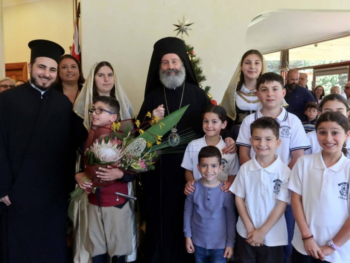 Ο Αρχιεπίσκοπος Αυστραλίας στην Ενορία Παναγίας Καμαριανής στο Red Hill