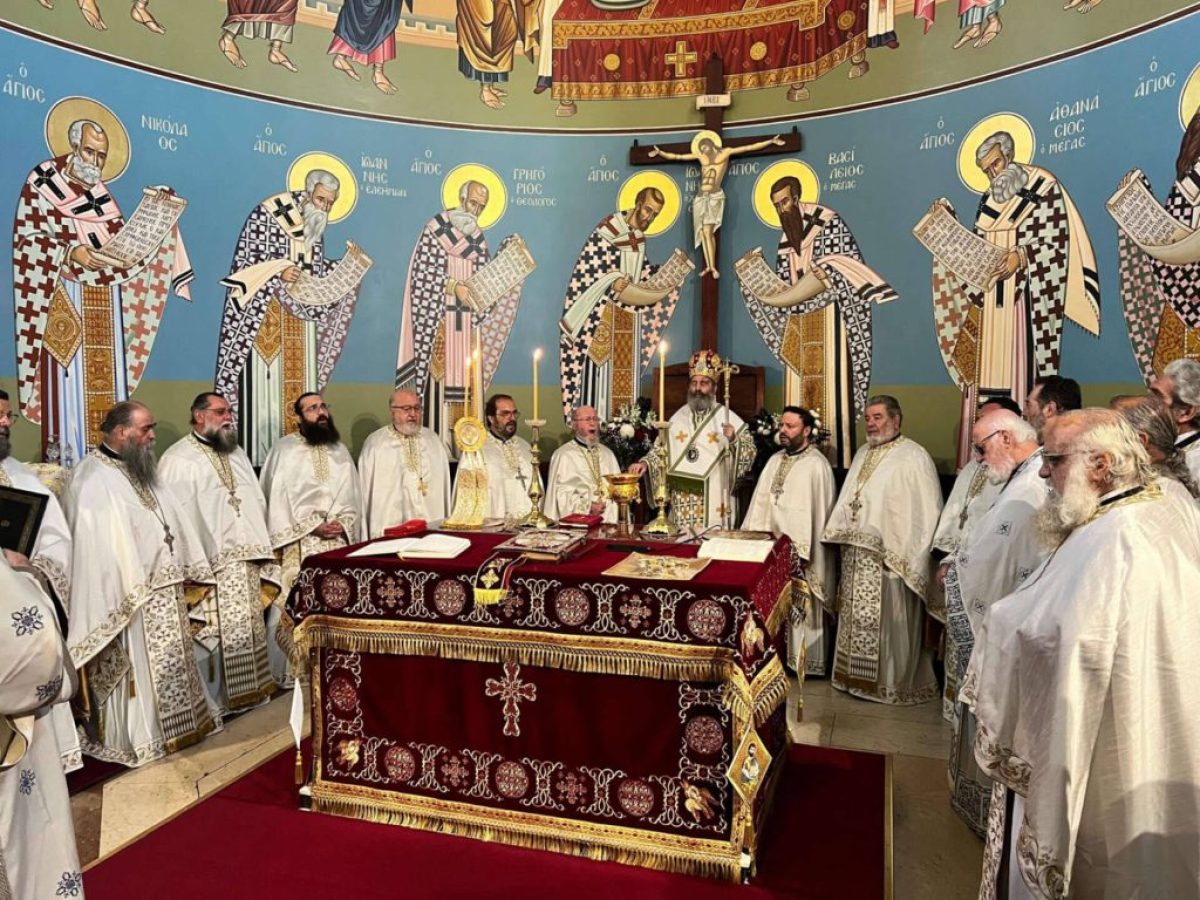 Ο Αρχιεπίσκοπος Αυστραλίας στην Ιερά Επισκοπή Χώρας Μελβούρνης