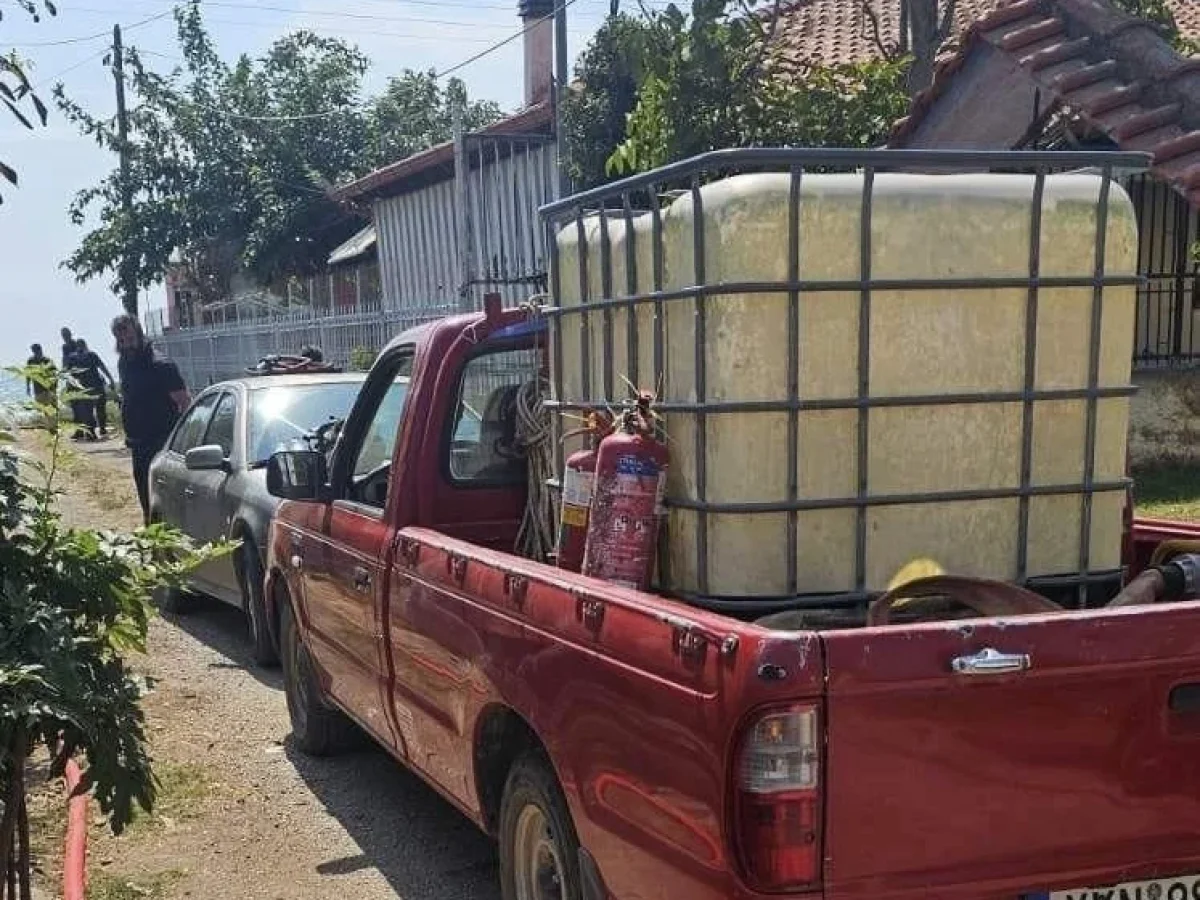 Πυρκαγιά σε μονοκατοικία στη Βεργιά Νέας Προποντίδας