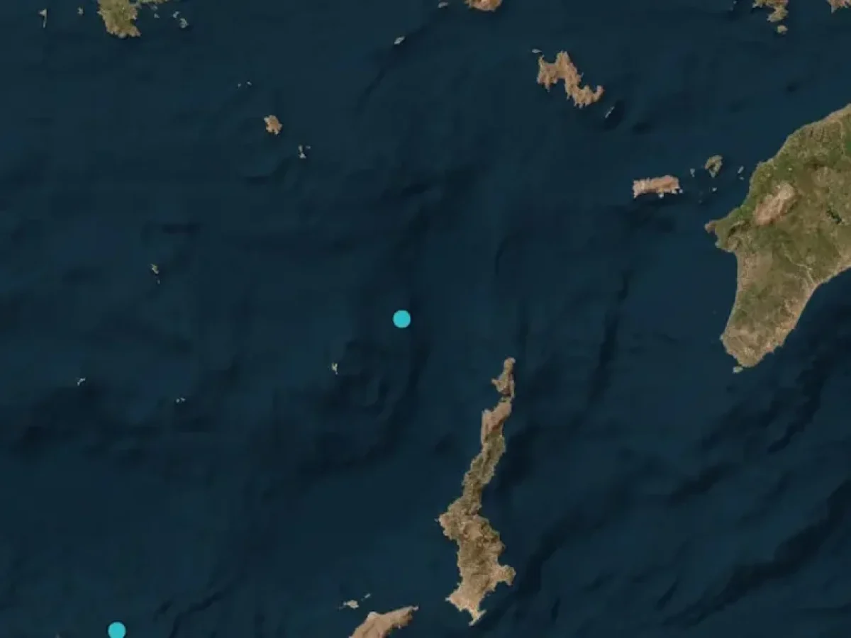 Σεισμός 3,4 Ρίχτερ ανοιχτά από την Κάρπαθο – Στα 10 χιλιόμετρα το εστιακό βάθος