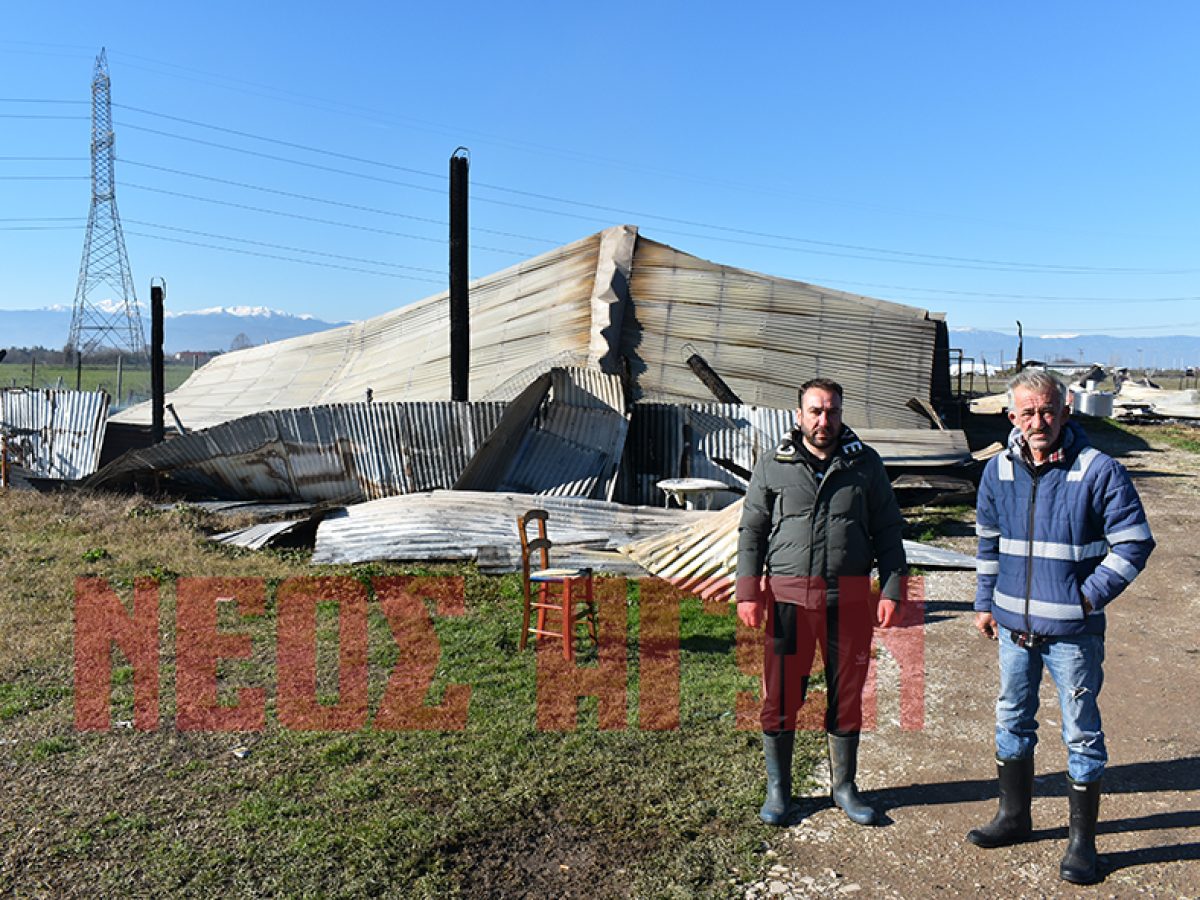 Στάχτη οι κόποι μιας ζωής για κτηνοτρόφο από τους Γοργοβίτες