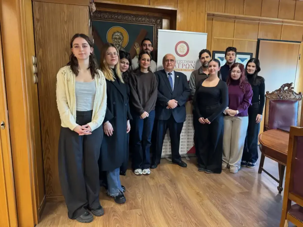 Στον πρύτανη Χρήστο Μπούρα η Patras Medicine iGEM – Τι συζήτησαν