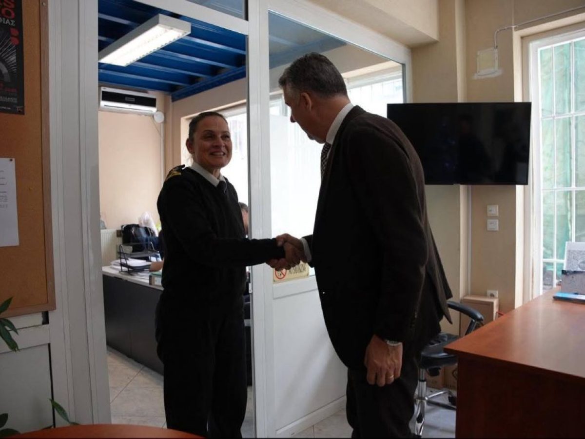 Το Κεντρικό Λιμεναρχείο Αλεξανδρούπολης επισκέφτηκε ο Χριστόδουλος Τοψίδης – Ευχές προς τα στελέχη του