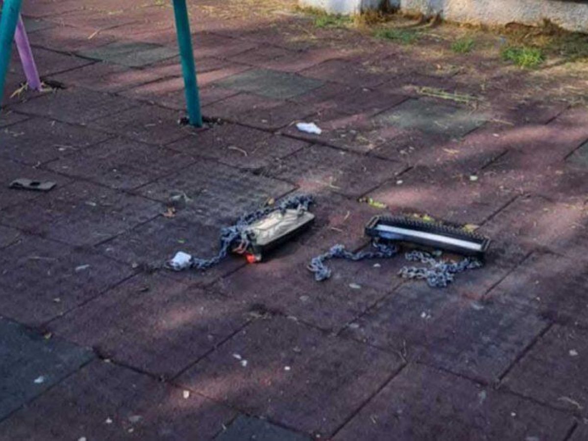 Βανδαλισμό στην παιδική χαρά στη Δεξαμενή καταγγέλλει ο Δήμος Χαλκιδέων