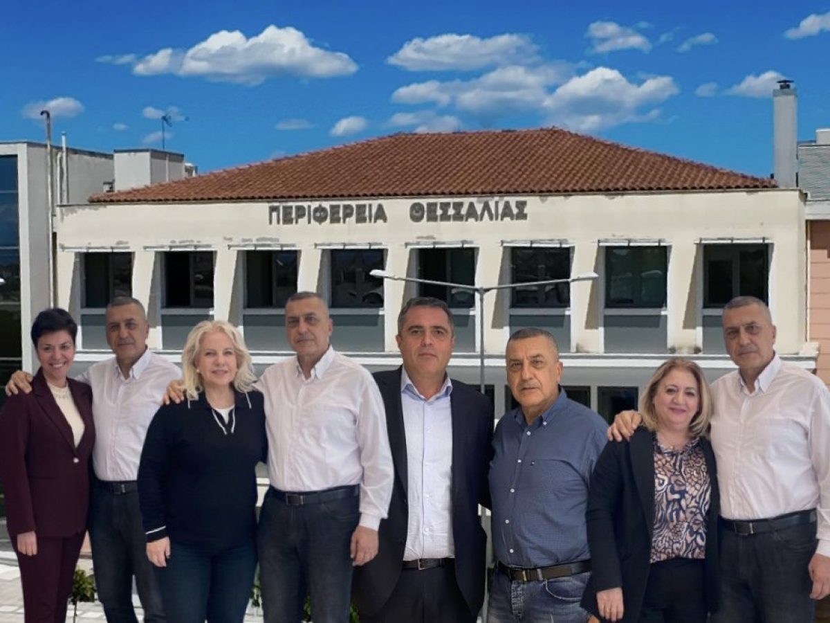 Ανανεώθηκαν οι θητείες των Αντιπεριφερειαρχών Θεσσαλίας