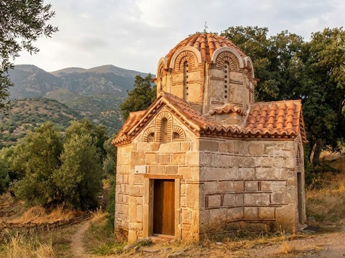 &Alpha;&nu;&alpha;&kappa;&alpha;&lambda;ύ&psi;&tau;&epsilon; &tau;&omicron;&nu; Ά&gamma;&iota;&omicron; &Gamma;&epsilon;ώ&rho;&gamma;&iota;&omicron; &Tau;&rho;&omicron;&pi;&alpha;&iota;&omicron;&phi;ό&rho;&omicron;: &Omicron; &sigma;&pi;ά&nu;&iota;&omicron;&sigmaf; &beta;&upsilon;&zeta;&alpha;&nu;&tau;&iota;&nu;ό&sigmaf; &nu;&alpha;ό&sigmaf; &delta;ί&pi;&lambda;&alpha; &sigma;&tau;&eta; &Chi;&alpha;&lambda;&kappa;ί&delta;&alpha;