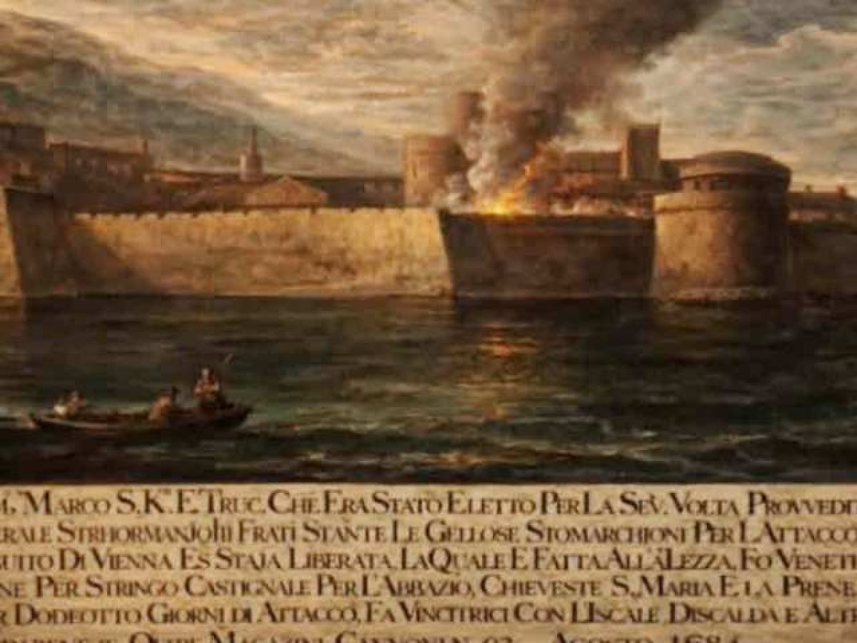 1684. Μία άγνωστη αναπαράσταση της πολιορκίας του Κάστρου της Αγίας Μαύρας