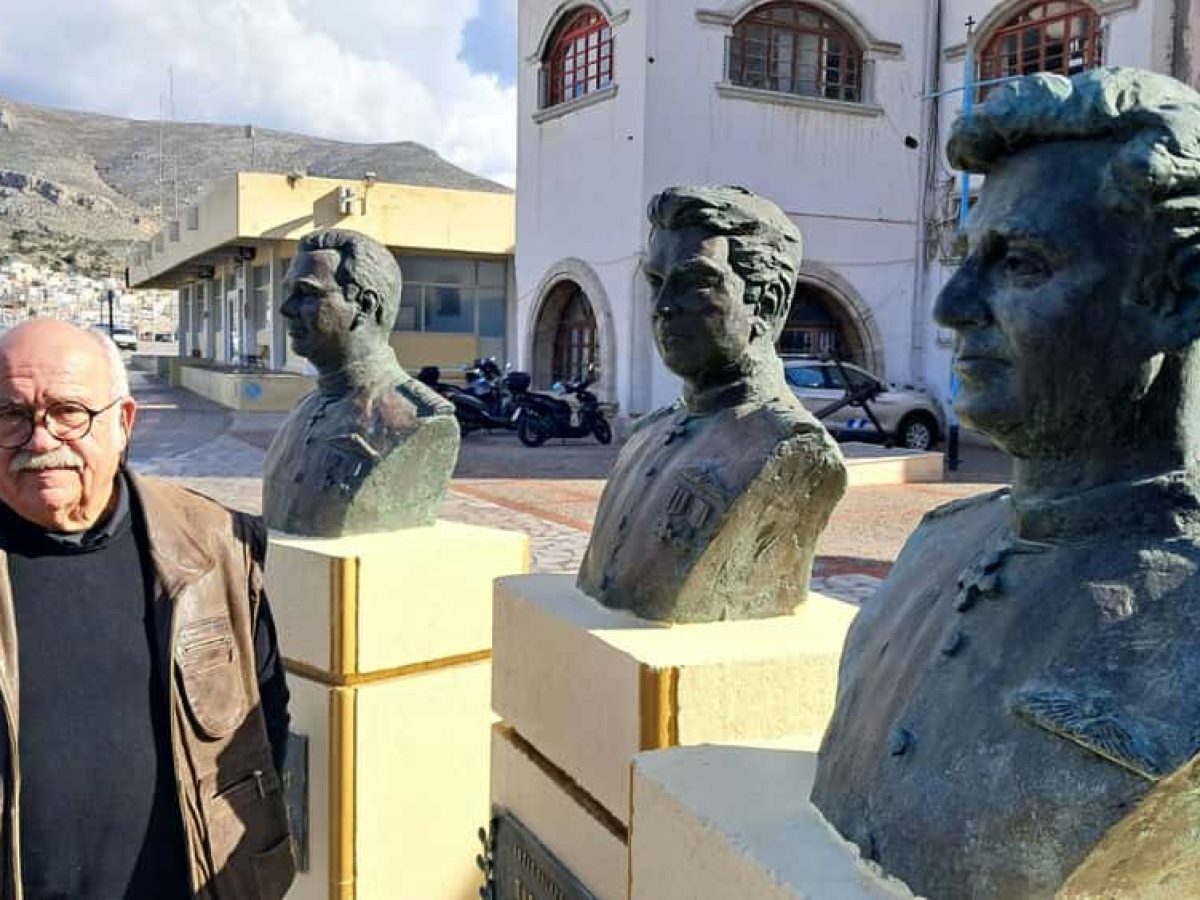 30 χρόνια μετά τα Ίμια: Το επιβλητικό  “Μνημείο των Ηρώων των Ιμίων” στην Κάλυμνο και όσα μας λέει ο δημιουργός του, Σακελλάρης Κουτούζης (video)