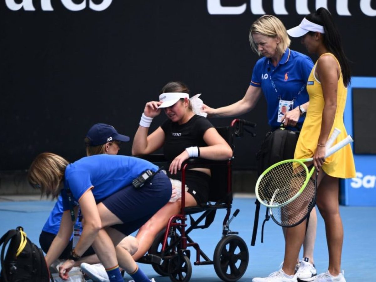 Australian Open: Τενίστρια εγκατέλειψε με αναπηρικό αμαξίδιο λόγω των συνθηκών στη Μελβούρνη