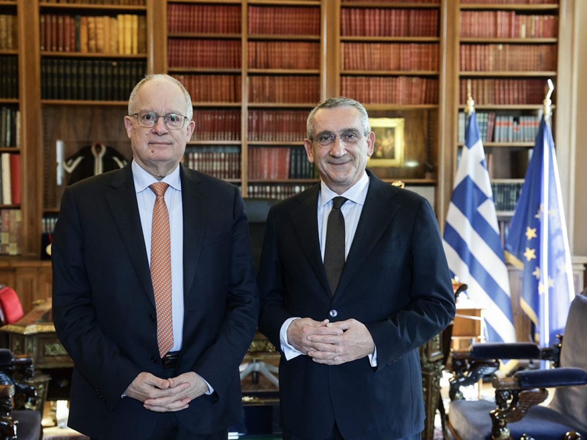 Mε τον Πρόεδρο της Δημοκρατίας Κωνσταντίνο Τασούλα συναντήθηκε ο Περιφέρειαρχης Νοτίου Αιγαίου και Πρόεδρος της ΕΝΠΕ Γιώργος Χατζημάρκος