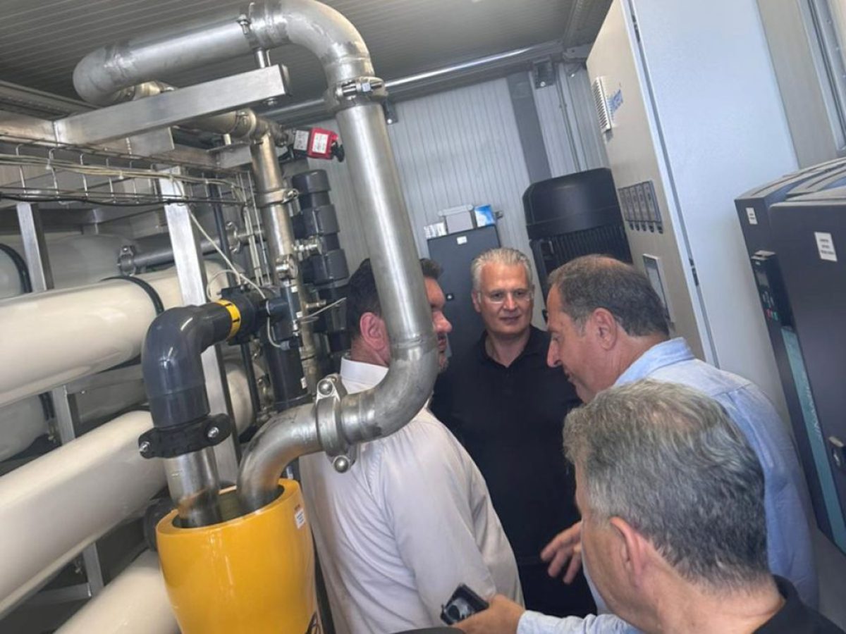 Mονάδα αφαλάτωσης στο Πόρτο Χέλι της Ερμιονίδας