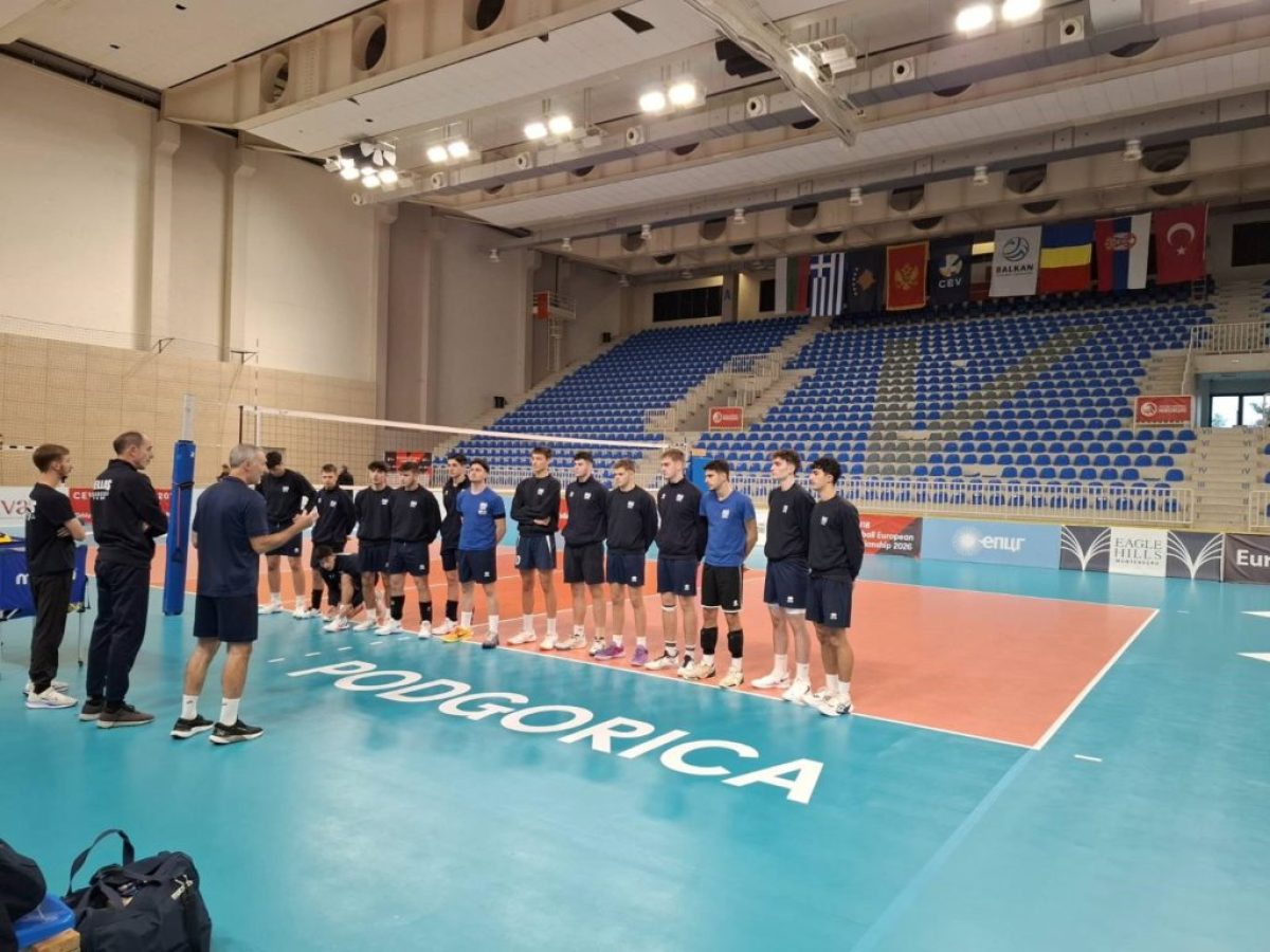 O Γεώργιος Μισαηλίδης από τη Μαρίνα, παίκτης του ΠΑΟΚ αγωνίζεται στην εθνική βόλλεϋ Κ18