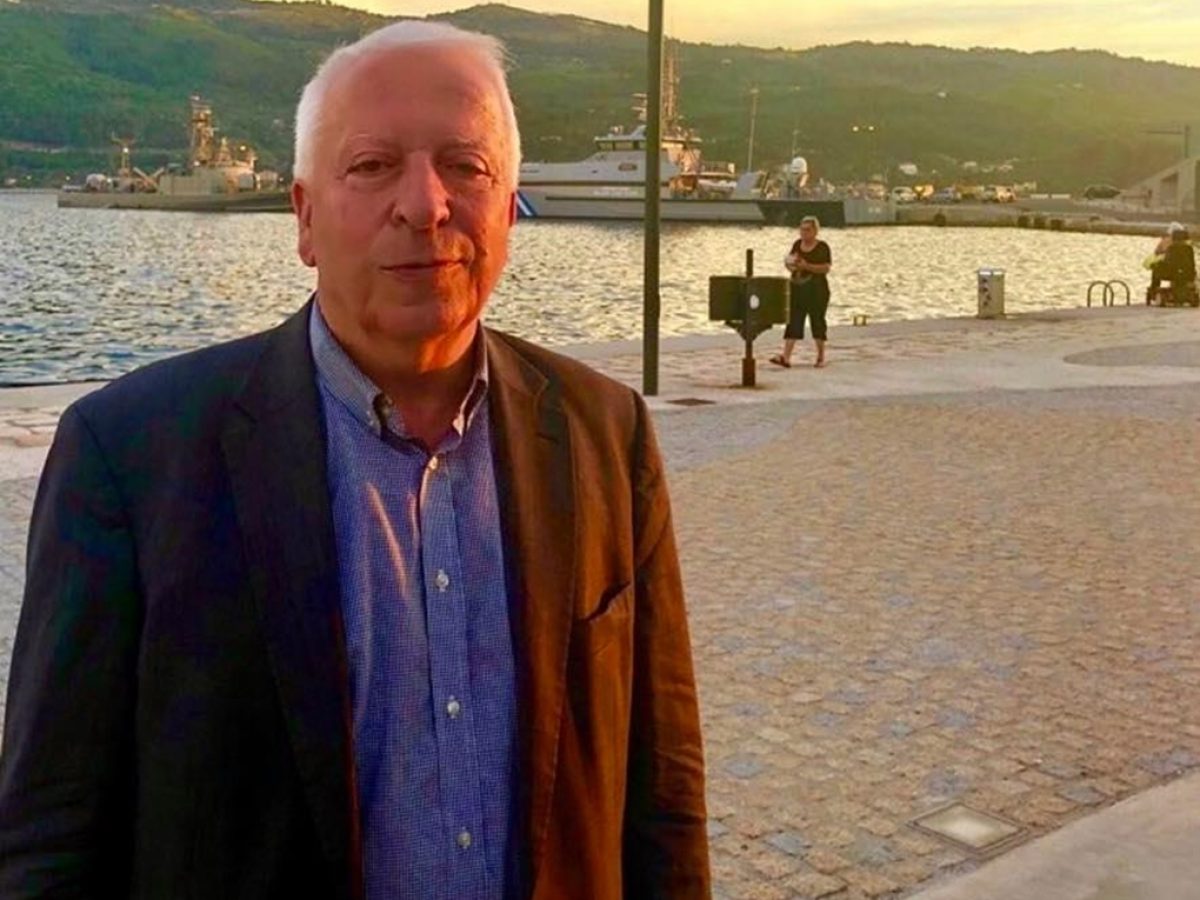 O  Περιφερειάρχης Βορείου Αιγαίου Κωνσταντίνος Μουτζούρης στην Λήμνο .